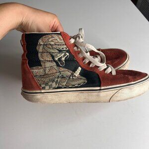 Vans Sk8-Hi Sneakers – Men’s 5 / Women’s 6.5 – Orange/Brown/Black Snake